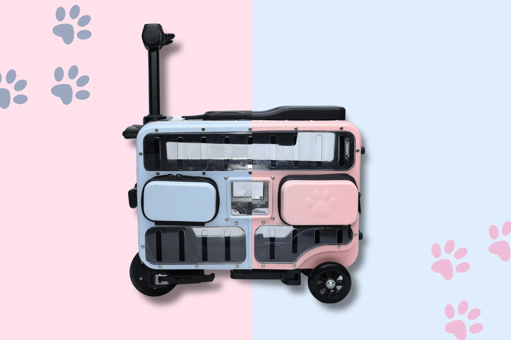 ELALA PETMOBILE is the rideable luggage