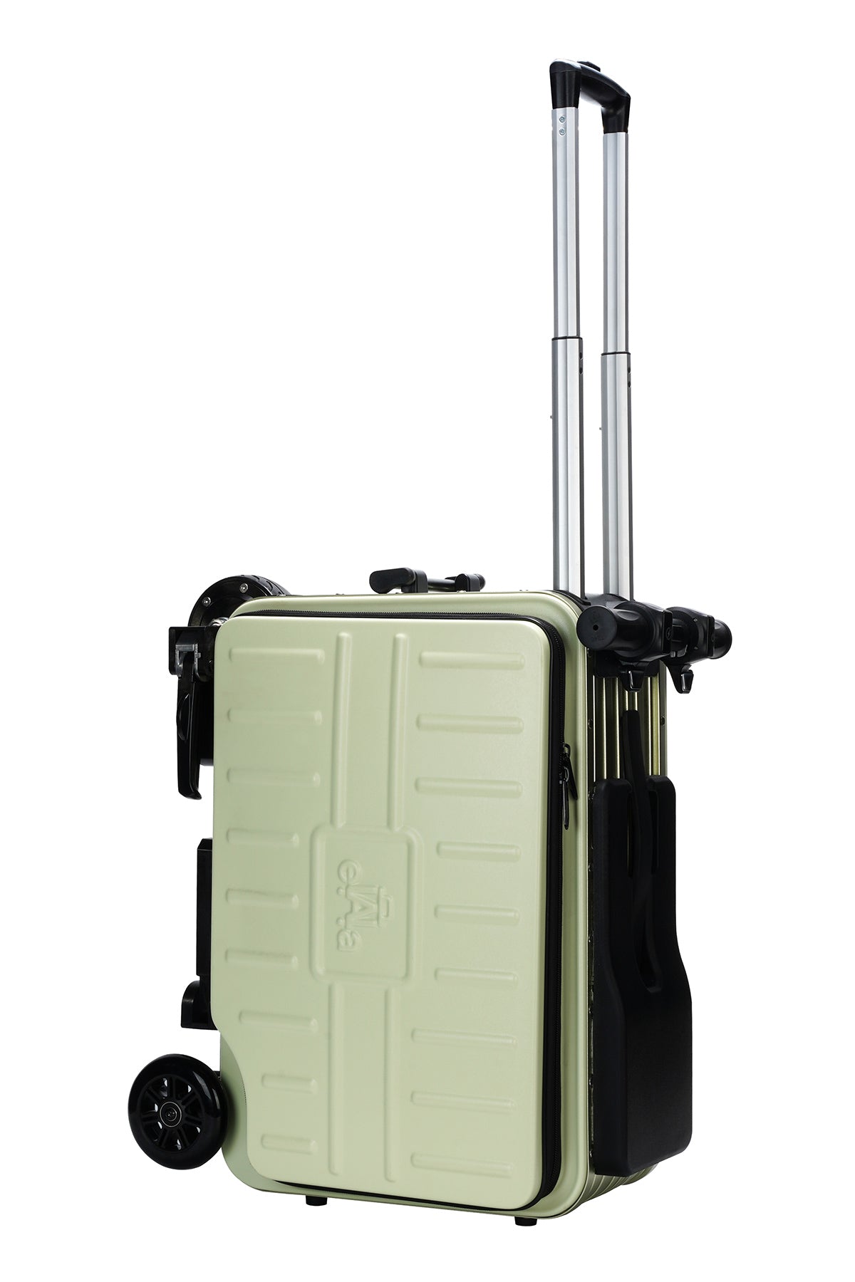 Elala Lite 1 Rideable Electric Scooter Luggage Green