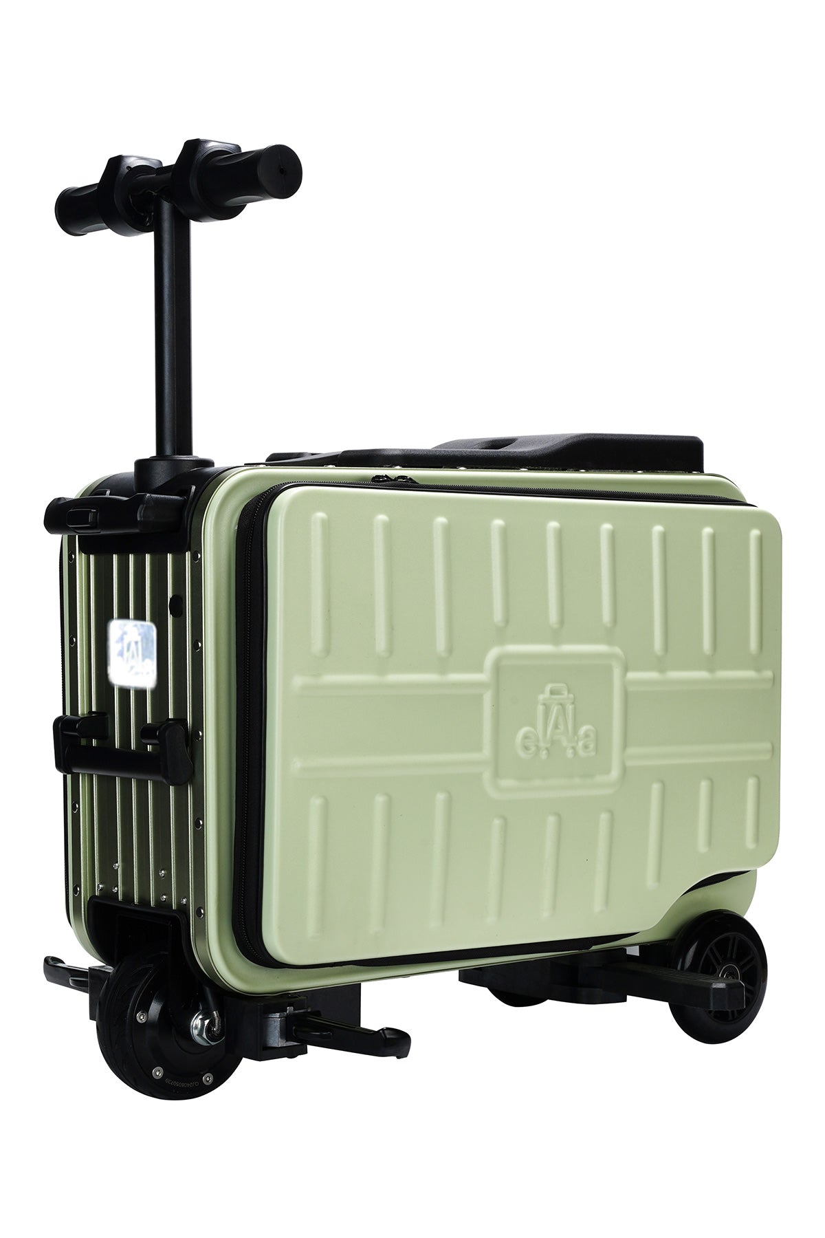 Elala Lite 1 Rideable Electric Scooter Luggage Green