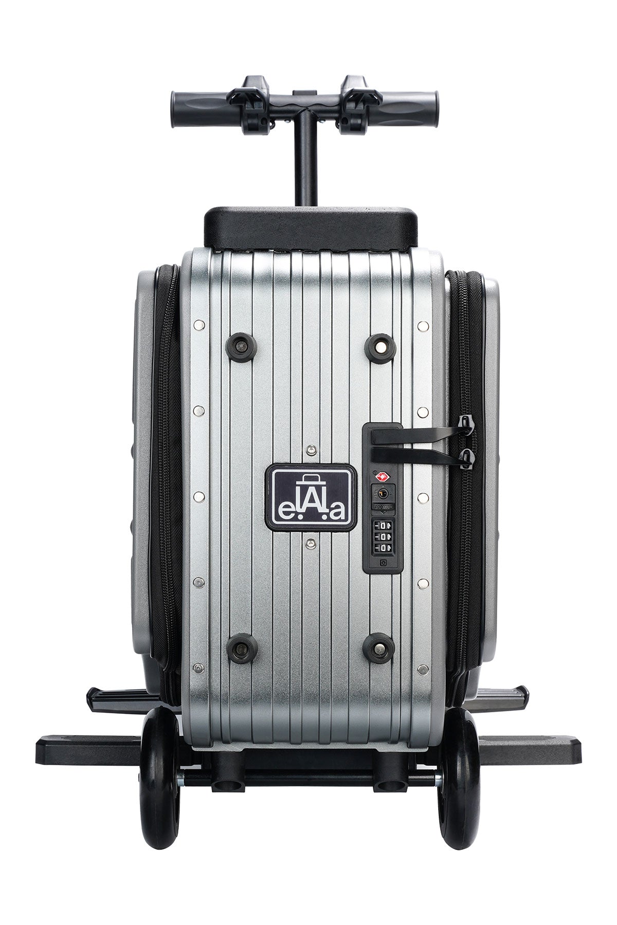 Elala Lite 1 Rideable Electric Scooter Luggage Grey