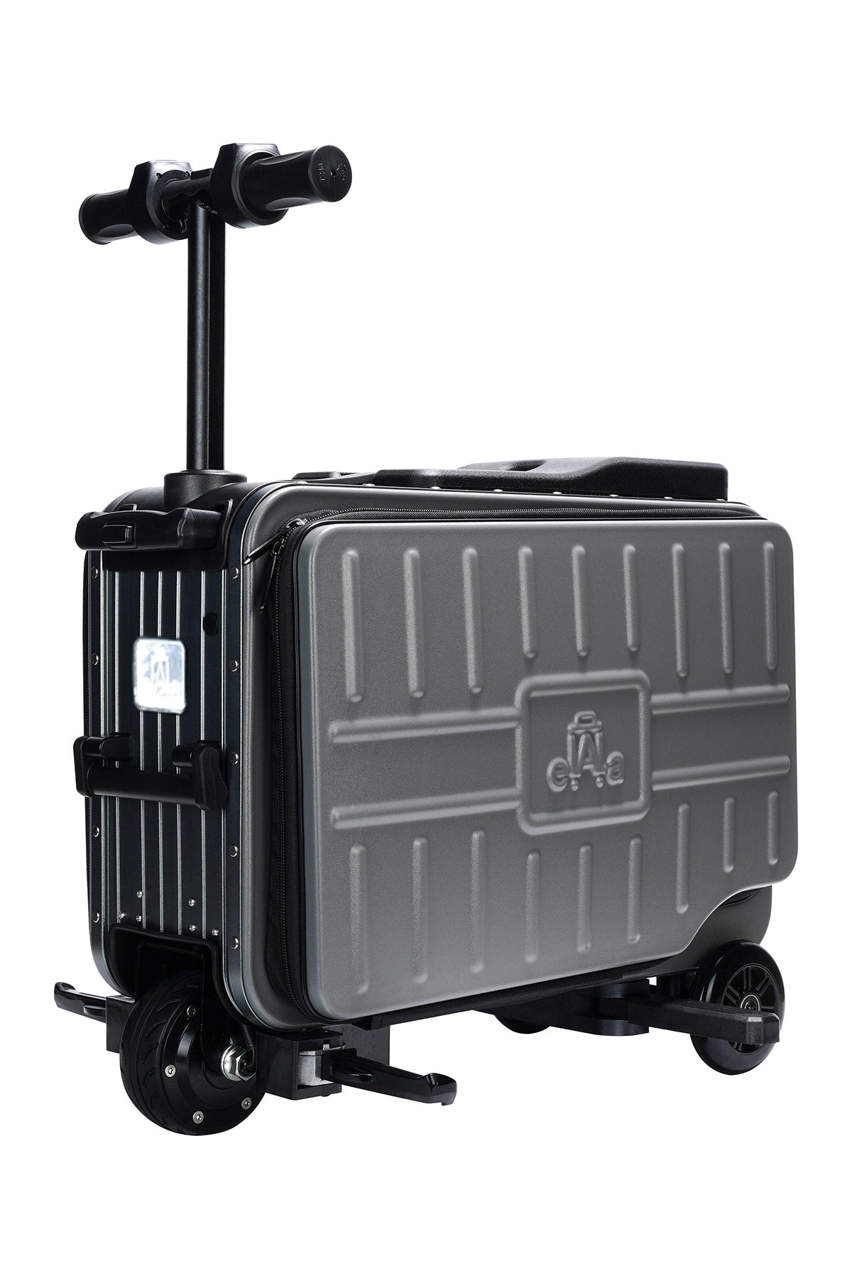 Elala Lite 1 Rideable Electric Scooter Luggage Grey