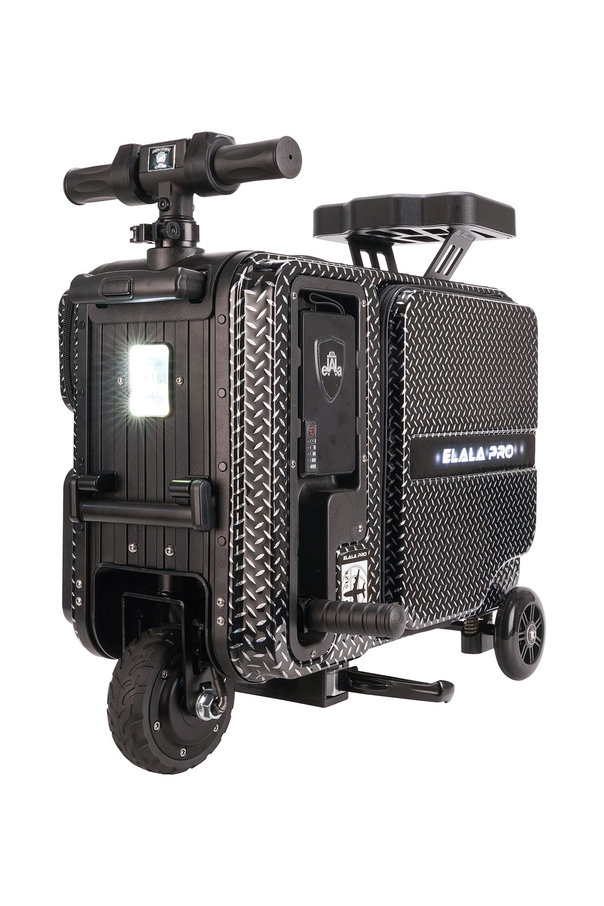 ELALA Pro Rideable Smart Luggage with Adjustable Comfort Seat Starry