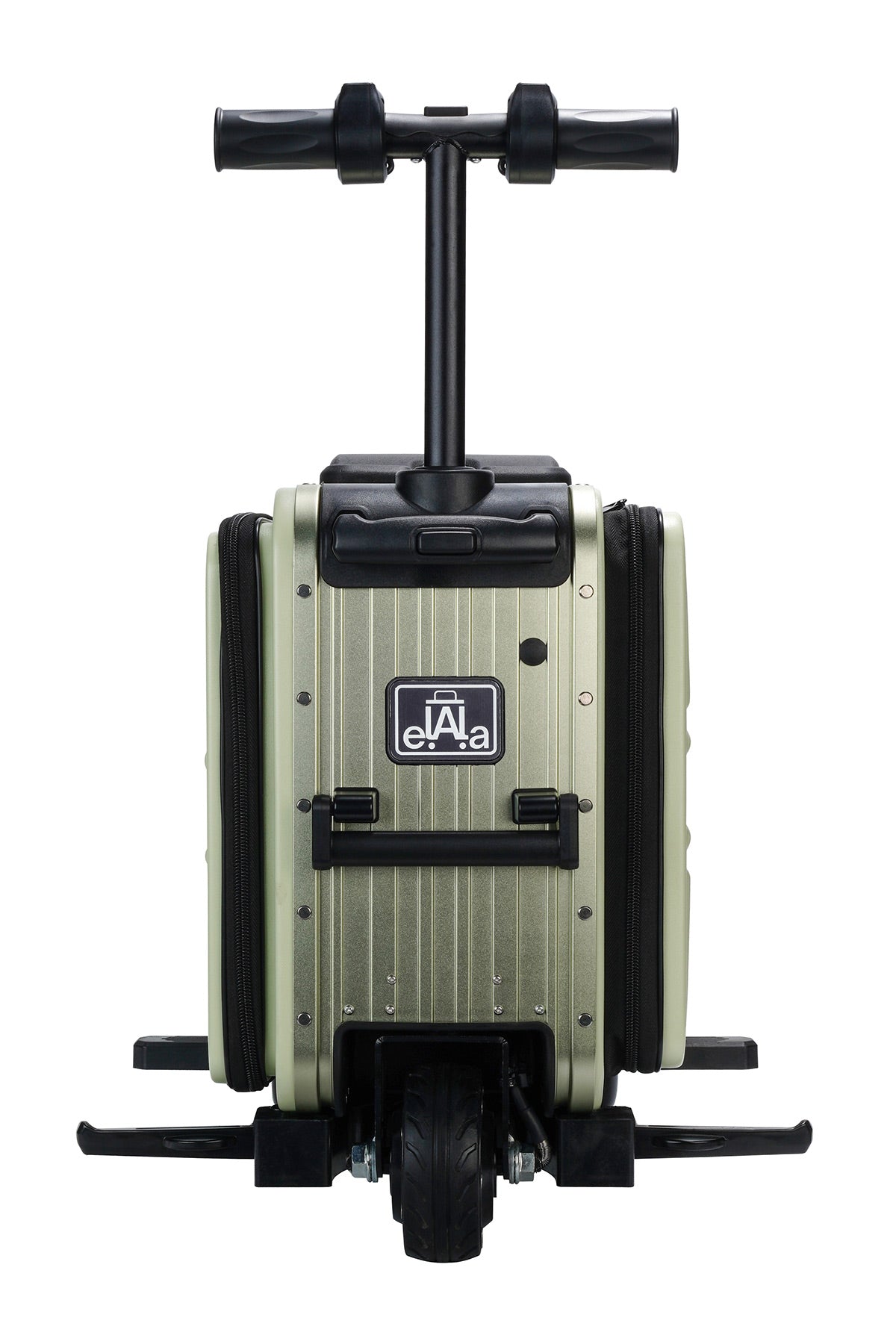 Elala Lite 1 Rideable Electric Scooter Luggage Green
