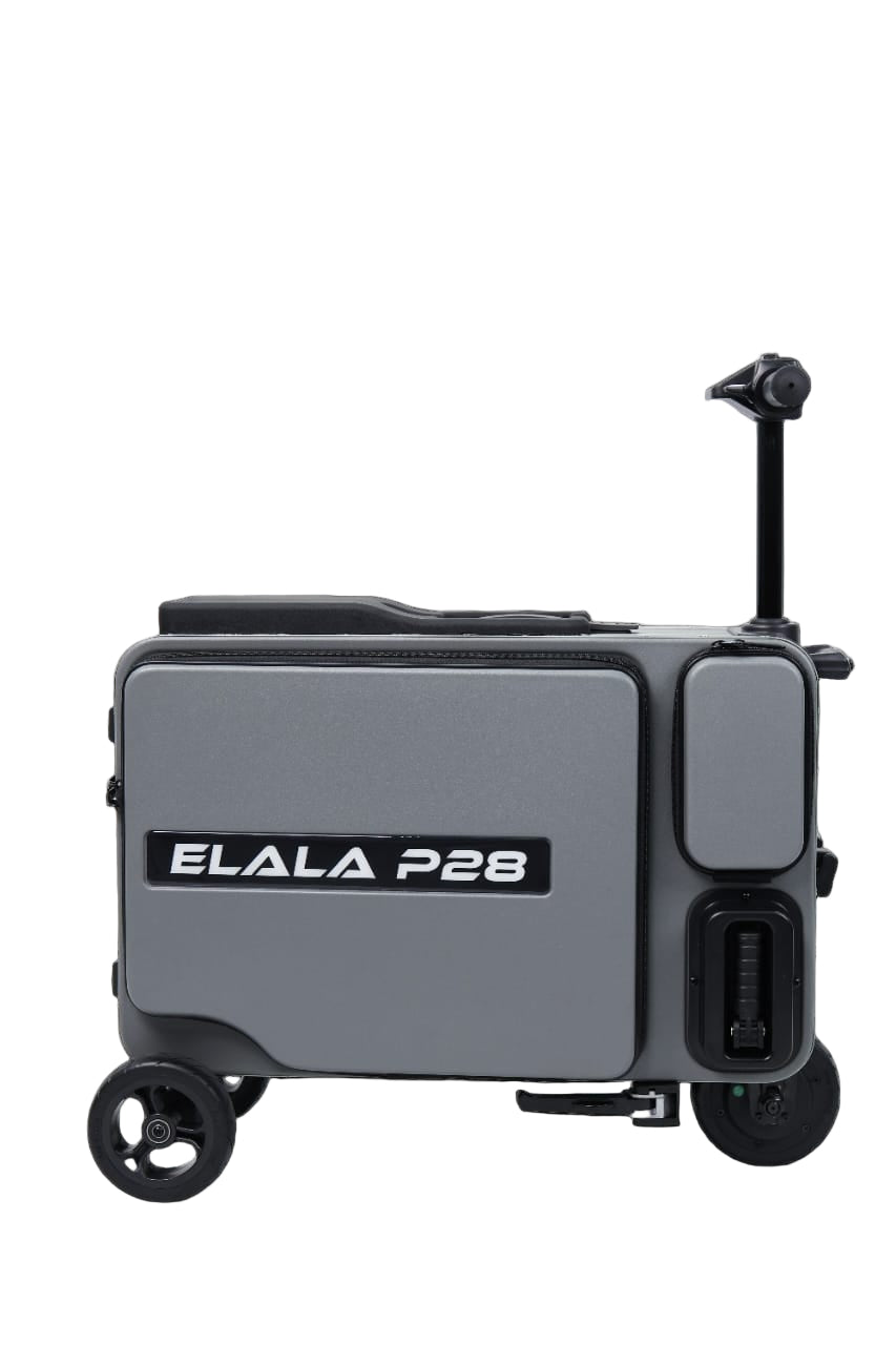 ELALA P28 Rideable Smart Luggage 26 Inch with Suspension and LED Display