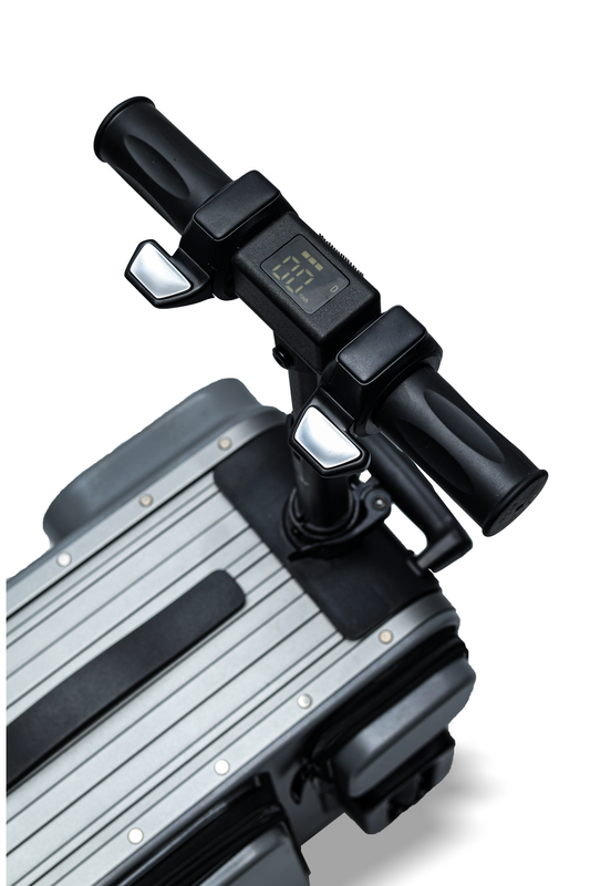 ELALA Pro Rideable Smart Luggage with Adjustable Comfort Seat Grey
