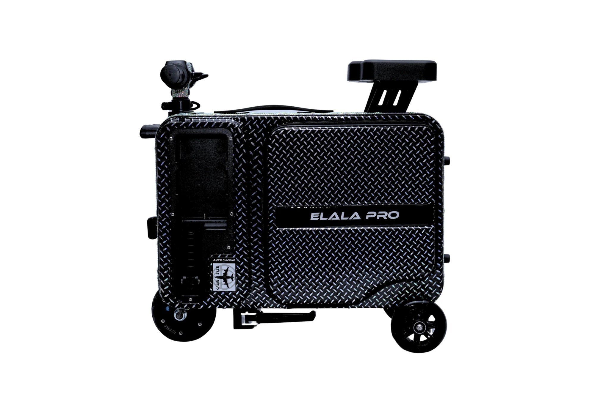 ELALA Pro Rideable Smart Luggage with Adjustable Comfort Seat Starry